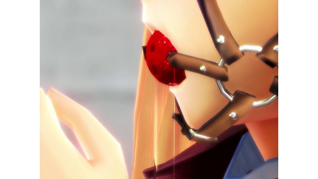 SelfLotion改変 ボールギャグから涎だらぁ