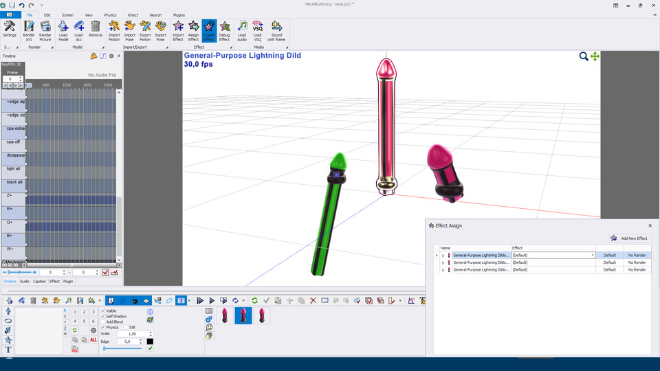 汎用型ライトニングディルド v2.1 (MMM用)