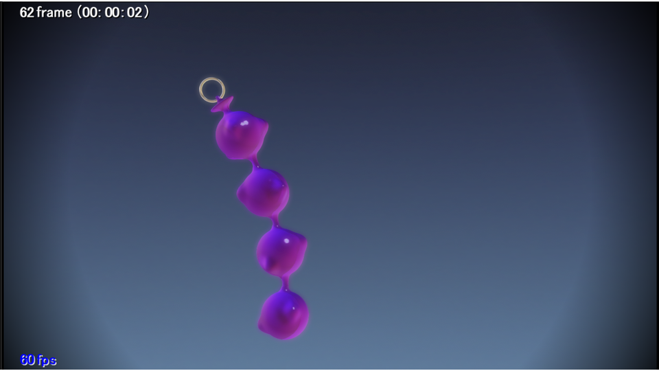 こぶ付きアナルビーズ