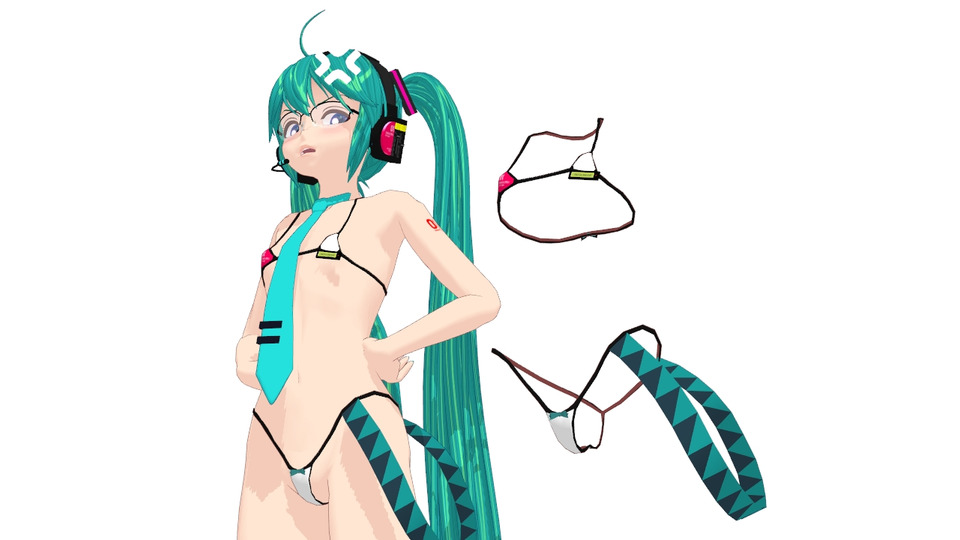 けい式初音ミク用マイクロビキニ