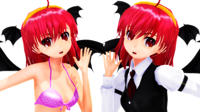 ちぃこぁ1.10【最新版】【PMX】【MMD杯14】