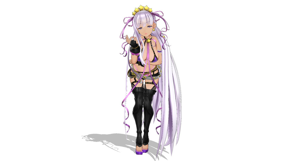 胸強調煽り素振り