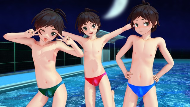 あさぬ式ショタバニー用競泳パンツ