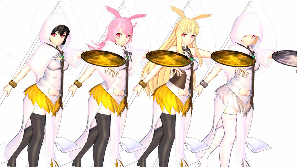 ワルキューレ３姉妹+量産型Ver1.00